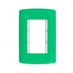 PLACA VERDE 4X2 C/SUP. P/3 MOD. 7532