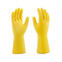 LUVA LATEX FORRADA AM 06CM (P) MUCAMBO