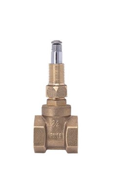 BASE REG. GAVETA CROMADA  3/4 M.VERM