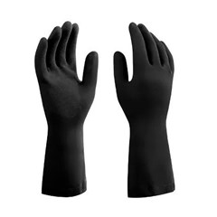 LUVA LATEX FORRADA PT 08CM (G) MUCAMBO