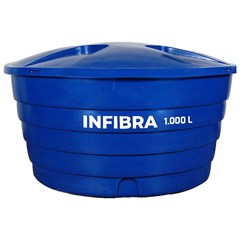 CAIXA DAGUA 1000 C/TAMPA INFIBRA
