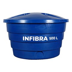 CAIXA DAGUA 0500 C/TAMPA INFIBRA