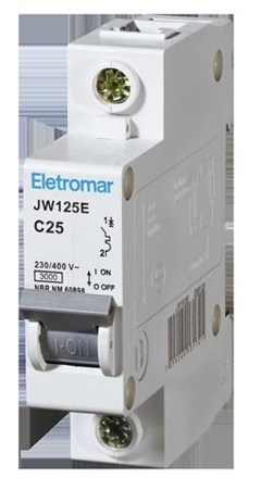 DISJ DIN  UNIPOLAR 25A CURVA C ELETROMAR