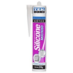 SILICONE ACETICO 270G INCOLOR TEKBOND