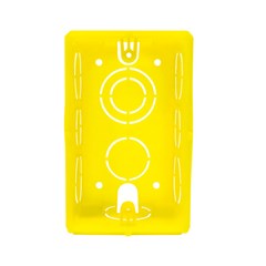 CAIXA LUZ PP 4X2 AMARELA PLUZIE 9100