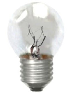 LAMP GEL/FOG/MICR TRANSP E27 40X127 THOM