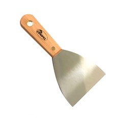 ESPATULA ACO INOX CB MADEIRA 10 COMPEL