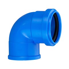 JOELHO KRONA P/TUBO PT AZUL 38X40X90