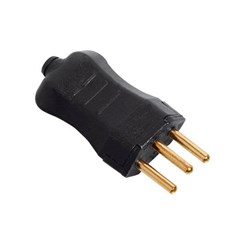 PINO MACHO 2P+T 10A PRETO PLUZIE 9217