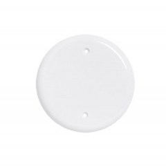 PLACA REDONDA CEGA BRANCA 4” PLUZIE 3287