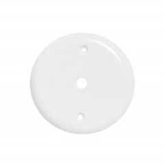 PLACA REDONDA C/1 FURO BRANCA 3” 3286