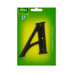 LETRA COLONIAL PVC PRETA  A