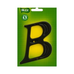 LETRA COLONIAL PVC PRETA  B