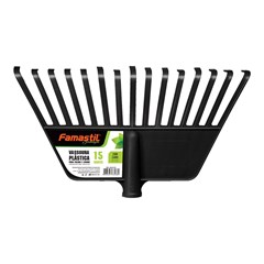 VASSOURA PVC 15D PRETA C/CABO FAMASTIL