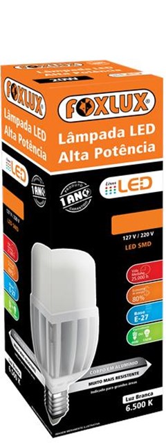 LAMPADA LED FOXLUX ALTA POT 30W 6500K BR