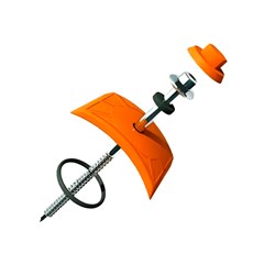 KIT PARAFUSO TELHA COLONIAL PVC C/20 PCS