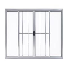 JANELA 4FOLHAS 100X150 C/GRADE     E.VAX