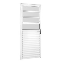 PORTA MISTA BASC 210X80 DIR.BRANCA E.VAX