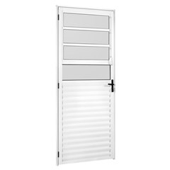 PORTA MISTA BASC 210X80 ESQ.BRANCA E.VAX