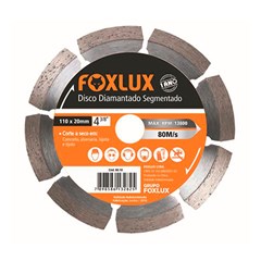 DISCO DIAM.CORTE SEGMEN 110X20MM FOXLUX