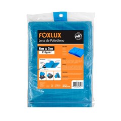 LONA CARRETEIRO AZUL 06X05M FOXLUX