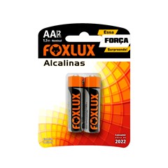 PILHA ALCALINA AA C/2 FOXLUX
