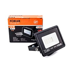 REFLETOR LED  10W 6500K PT BIVOLT FOXLUX