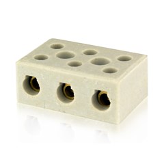 CONECTOR PORCELANA TRIPOLAR 10MM FOXLUX