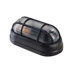 LUMINARIA TARTARUGA PVC PRETA OPL