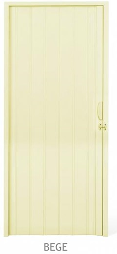 PORTA SANFONADA PLASTILIT BEGE 70CM