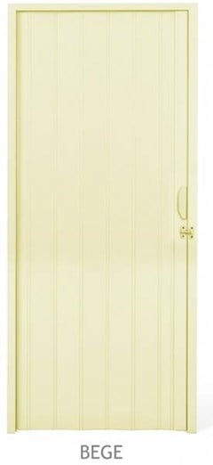 PORTA SANFONADA PLASTILIT BEGE 90CM