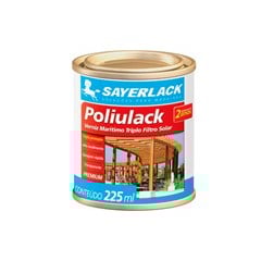 VERNIZ MARITIMO BRILH  225ML POLIULACK