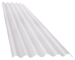 TELHA TRANSP 244X050 FIBRA VIDRO ROVINGL