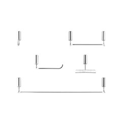 KIT P/BANHEIRO 5PCS METAL DOCOL