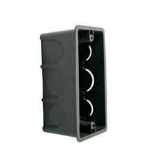 CAIXA LUZ PVC 4X2 PRETA BRASIPLA