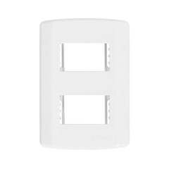 PLACA BRANCA 4X2 C/SUP. P/2 MOD. 7296