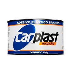 MASSA PLASTICA 400G BRANCA CARPLAST