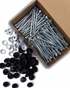 PAR TELHA 150MM PVC+CHAPA C/100