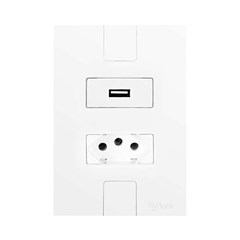 CAPR BR USB+1TOM 2P+T 20A 5008