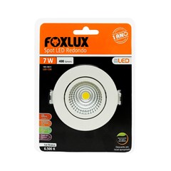 SPOT LED RD EMB  7W 6500K BR FOXLUX