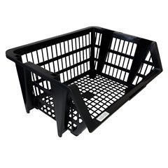 CESTO EXPOSITOR MED 25X59X40CM PRETO