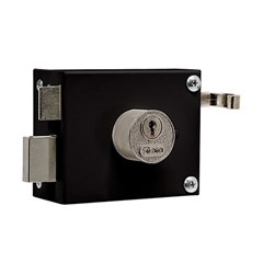 FECHADURA SILVANA PORTAO 921X100MM PRETA