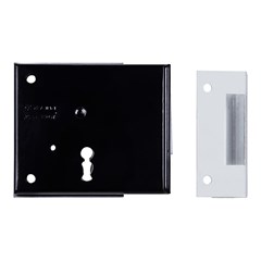 FECHADURA SILVANA CAIXAO 930X2 PRETA