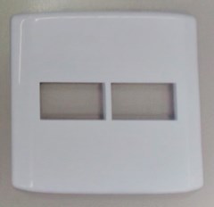 PLACA BRANCA 4X4 C/SUP. P/2 MOD. 7291