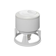 BOTAO AC SUP DUPLO BRANCO ASTRA