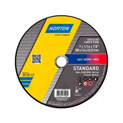 DISCO CORTE INOX 180X1.6X22.2MM STANDARD