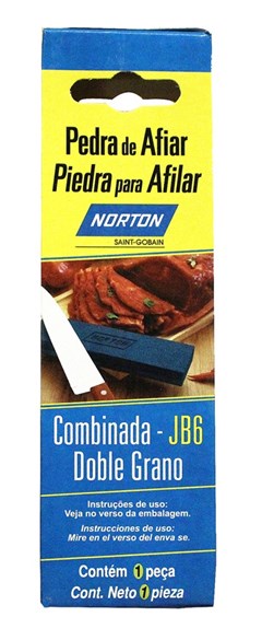 PEDRA AFIAR RETANG. 2 FACES 6” NORTON