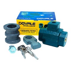 CADEADO PORTA ACO KING 3 VERDE