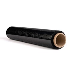 FILME STRETCH PRETO 50CM X 0,025MM