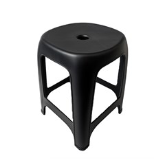 BANQUETA PLASTICA PRETA DEPLASTI